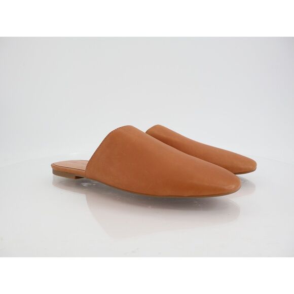 Madewell The Cory Mule Womens Size 10 Brown Leather Flat Slip On Shoes - Picture 1 of 11
